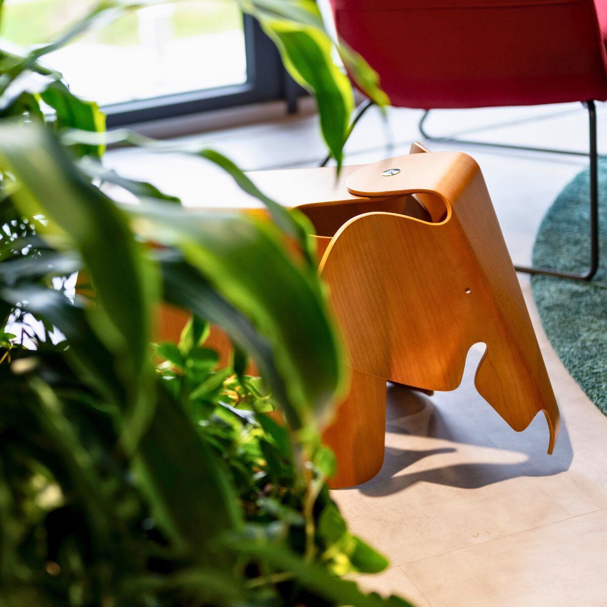 Vitra Eames Elephant in der Arbeitswelt der Neutrik EMEA GmbH, geplant und eingerichtet von designfunktion